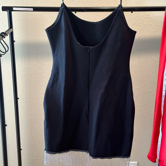 REVOLVE Elaine Fringe Dress in Black - Picture 8 of 8